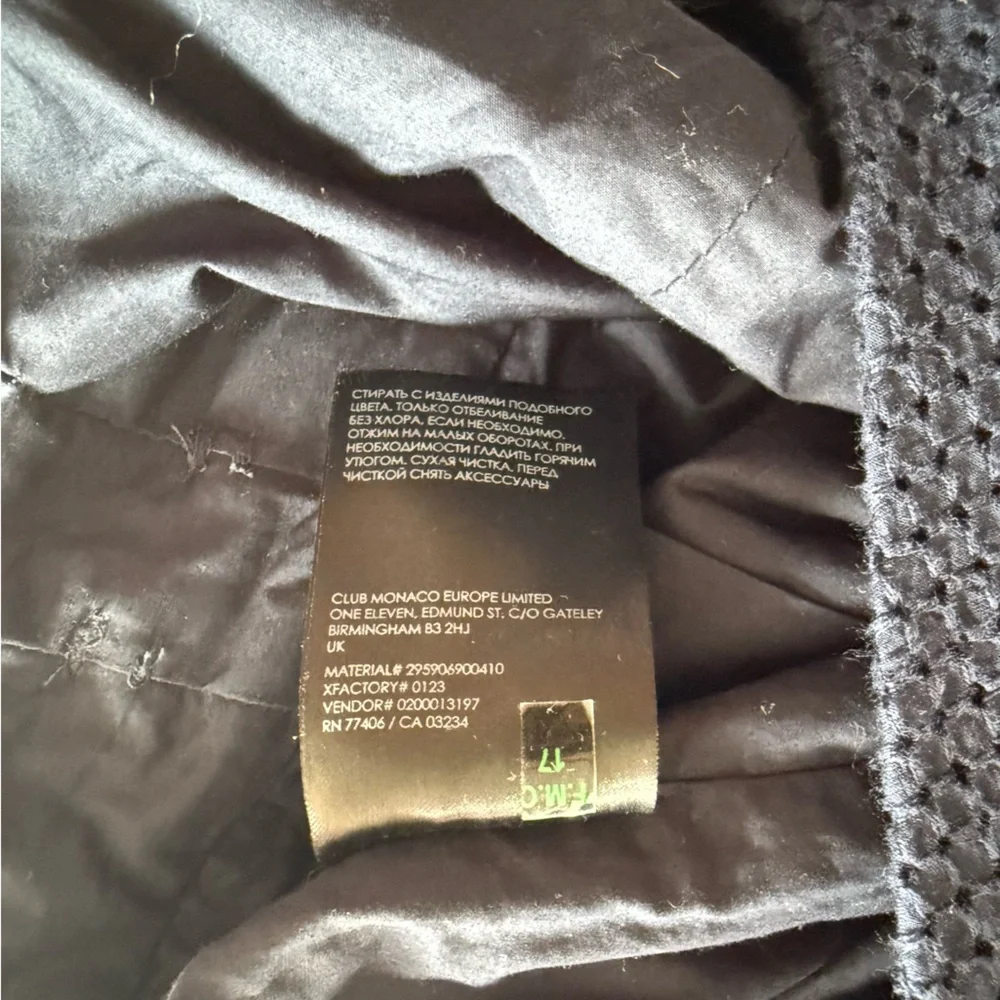 Club Mónaco Navy Blue Belted Romper - Picture 7 of 13